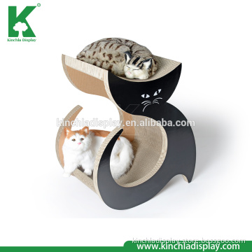 Eye Catching Cat Shaped Cardboard Cat Scratcher / Cat Toys / Cat lounge